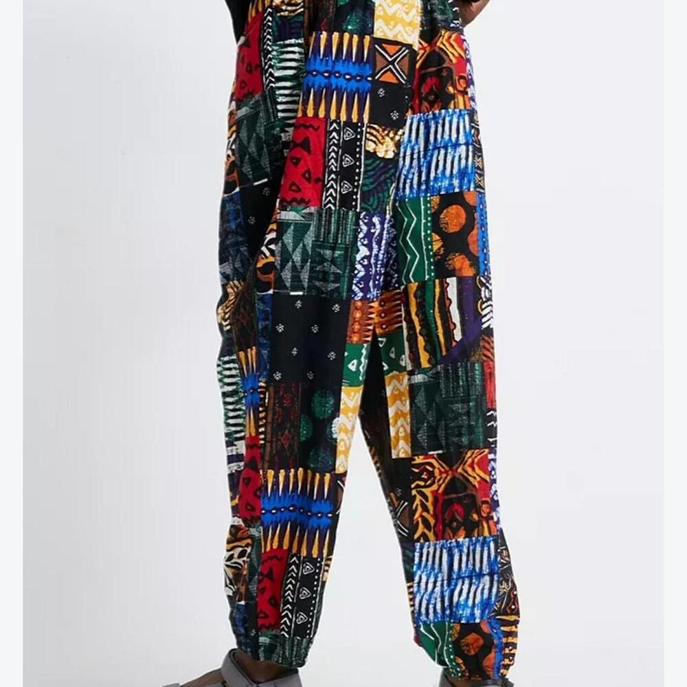urban outfitters mens multicolor hippie print pants. 90s inspired. XS